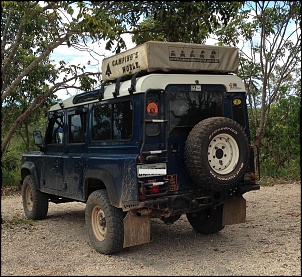 Land Rover Defender 110 SW 2000/2000 Azul com Teto Branco-img_1220.jpg