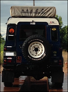 Land Rover Defender 110 SW 2000/2000 Azul com Teto Branco-img_1180.jpg